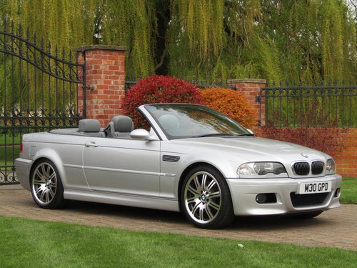 2002 BMW E46 M3 Convertible SMG - 84k, fsh, immaculate! SOLD
