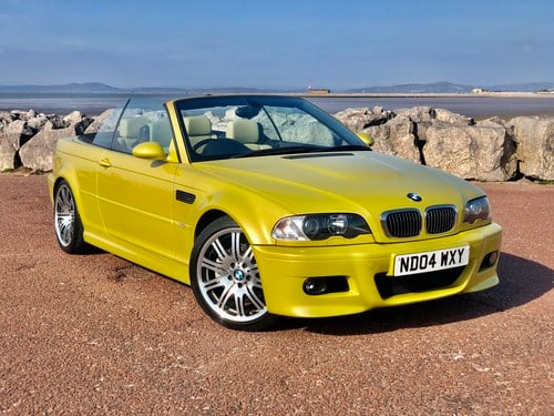 2004 Outstanding BMW M3 E46 Manual Convertible Phoenix yellow In vendita