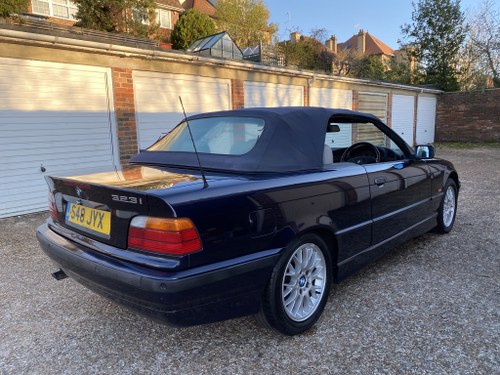 1998 BMW 323i convertible -manual -  3 owners For Sale