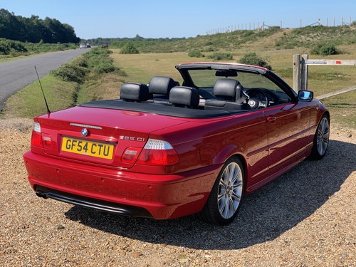 2004 Imola Red bmw e46 325 Msport convertible For Sale