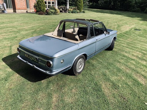 1973 Very Rare BMW 2002 Beur Convertible For Sale