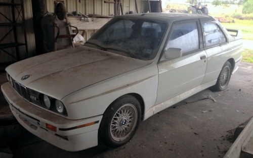 1987 E30 M3 Projects required for stock