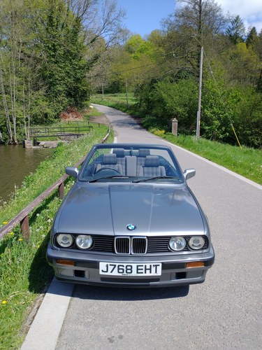1991 Beautiful 100% Original BMW E30 Convertible 318i SOLD