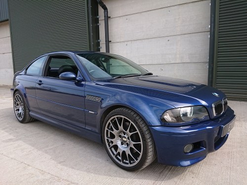 2003 BMW M3 E46 03/53 Manual Coupe Mystic Blue Black Leather 57k For Sale