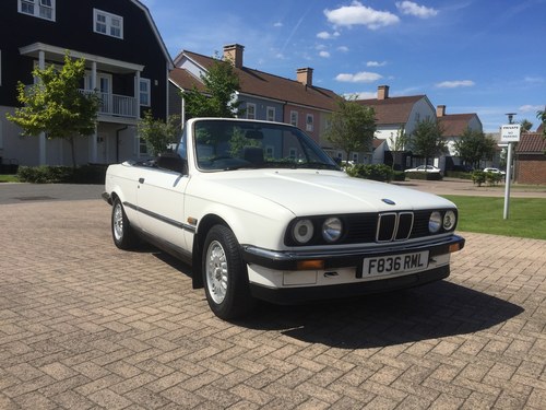 BMW 320i convertible. Owned since 1989 In vendita