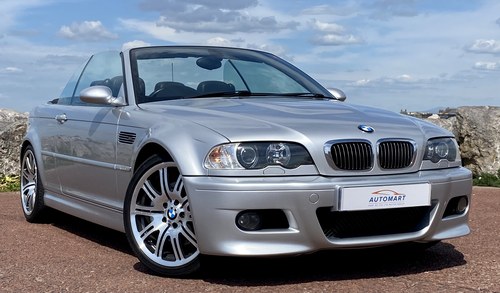 2005 Beautiful Alabaster Silver BMW M3 E46 Convertible Manual Kaufen Bei