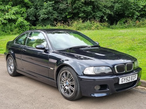 2003 BMW E46 M3 Coupe.. Non Sunroof.. Untuned Example With FSH SOLD