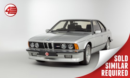 1985 BMW E24 M635 CSi /// Deposit Taken - Similar Required For Sale