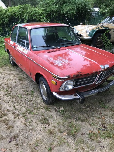 1972 BMW 2002 Roundie Project , Free Shipping For Sale