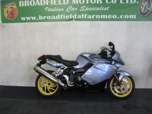 2007 07-reg BMW K 1200 S Finished in Silver blue and yellow For Sale