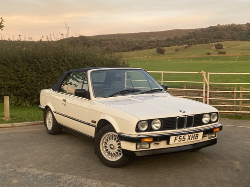 1989BMW E30 320I CONVERTIBLE - 2 OWNERS, LOW MILES, STUNNING VENDUTO