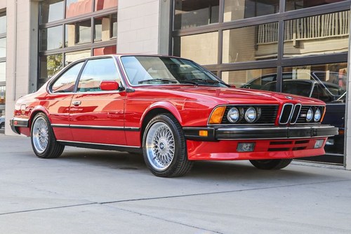 1987 BMW M6  (Red) For Sale