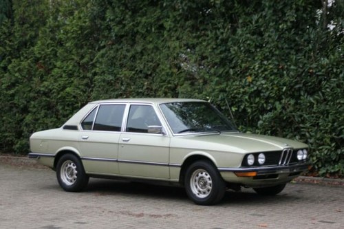 1978 BMW 518 E12 in resedagrün-metallic, sold SOLD
