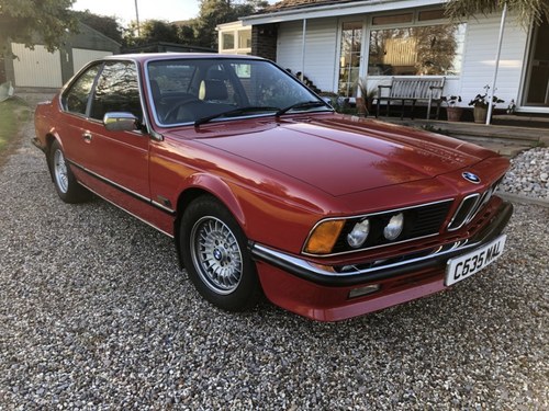 To be sold on Thursday 2nd December - 1987 BMW 635CSi Auto Zu verkaufen durch Auktion