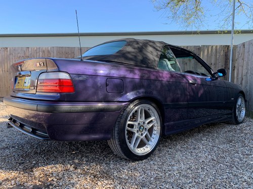 1998 BMW E36 M3 Evo Convertible-Manual FSH Techno Violet For Sale by Auction