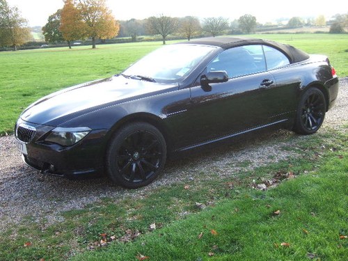 BMW 650i Sport Convertible auto December 2005 For Sale