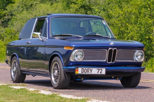 1972 BMW 2002 Coupe Roundie Full Restored Blue 5 speed M For Sale