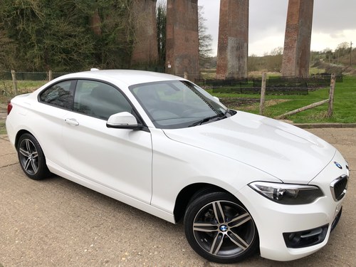 BMW 218i Sport Coupe | 2017 | 23,000 Miles | Auto | Leather For Sale