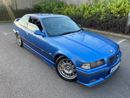 1996 Bmw e36 m3 evo 3.2l estoril blue coupe- black vader leathers Kaufen Bei