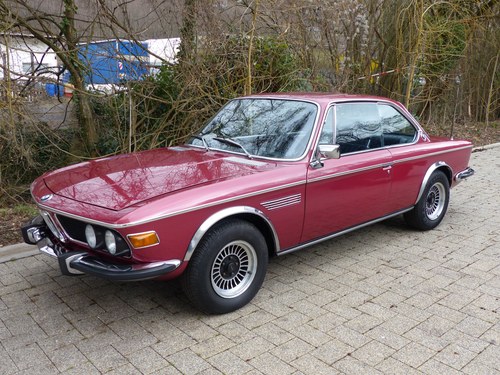 1972 rust-free BMW 3.0 CSI E9, elect. sunroof, manual gearbox In vendita
