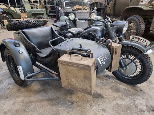 1943 Bmw R75, R75, WW2 Motorcycle, Bmw With sidecar, VENDUTO