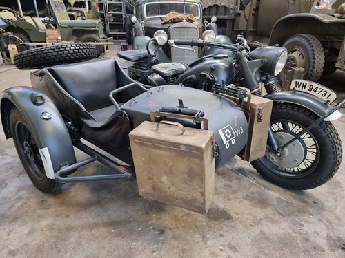 1943 Bmw R75, R75, WW2 Motorcycle, Bmw With sidecar, VERKAUFT