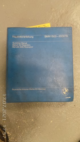 BMW original workshop manual For Sale