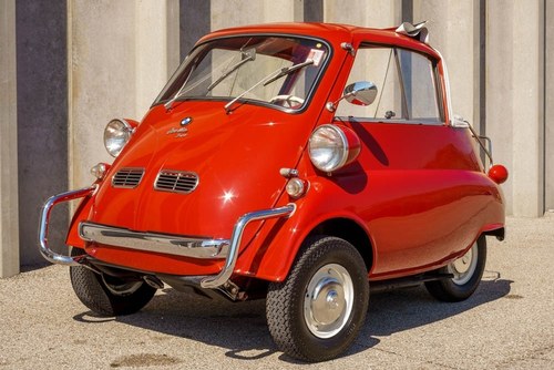1957 BMW Isetta 300 Cabriolet - Red driver 31k low miles For Sale