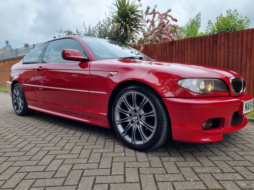 2004 Stunning BMW 320ci sport manual ***imola red*** For Sale