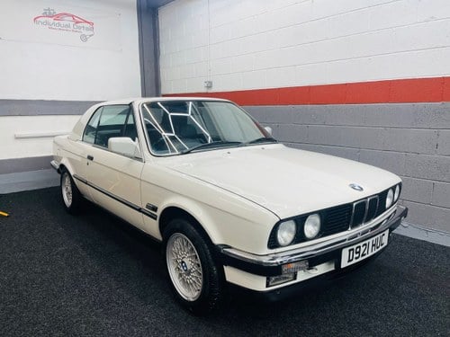 1988 bmw e30 325i convertible manual hardtop 84k alpine white For Sale