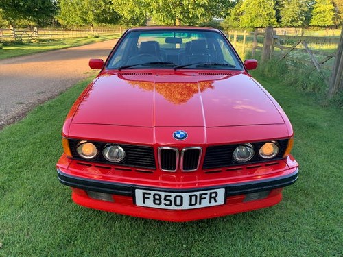 1989 Beautiful Misano Red 635 CSi Motorsport A vendre