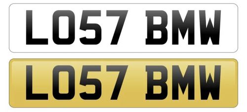 Picture of LO57 BMW personalised cherished number plate