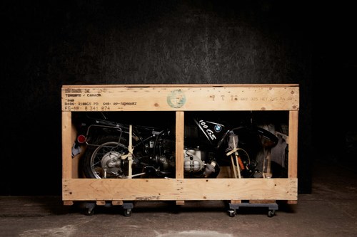SOLD 1995 BMW R100GS PD still in original factory crate For Sale