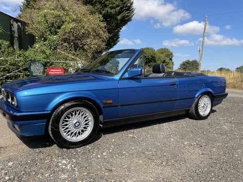 1992 BMW  E30 Convertable Auto 1 of only 20 made For Sale