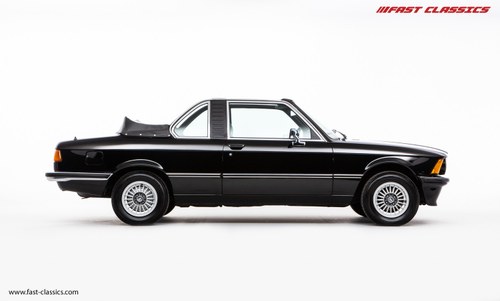 1979 BMW E21 316 // ELEGANT BLACK BAUR E21 CONVERTIBLE VENDUTO