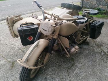 Picture of BMW 750cc R75 Military motorcycle