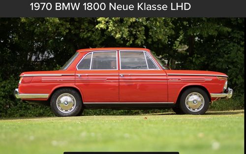 1970 BMW 1800 Neue Klasse LHD (picture 2 of 66)
