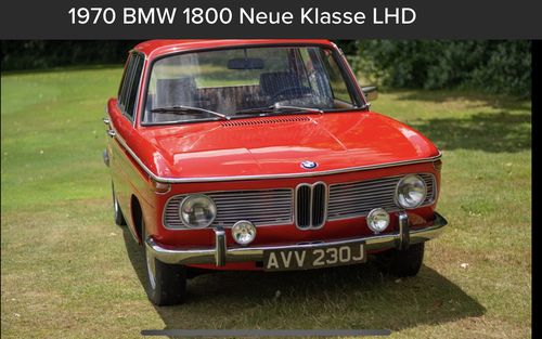 1970 BMW 1800 Neue Klasse LHD (picture 7 of 66)