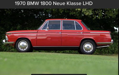 1970 BMW 1800 Neue Klasse LHD (picture 8 of 66)