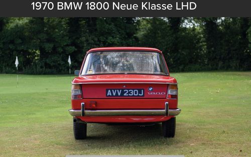 1970 BMW 1800 Neue Klasse LHD (picture 9 of 66)
