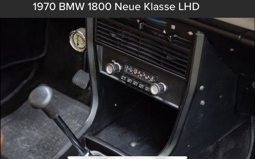 1970 BMW 1800 Neue Klasse LHD (picture 15 of 66)
