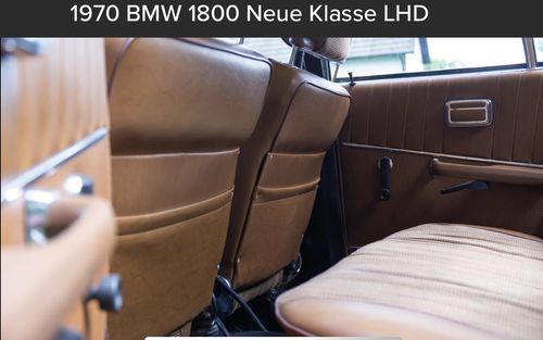 1970 BMW 1800 Neue Klasse LHD (picture 21 of 66)