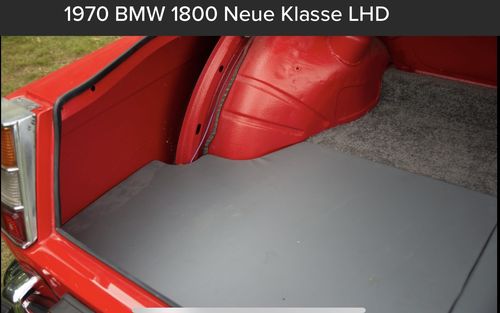 1970 BMW 1800 Neue Klasse LHD (picture 28 of 66)