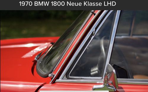 1970 BMW 1800 Neue Klasse LHD (picture 52 of 66)