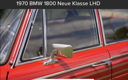 1970 BMW 1800 Neue Klasse LHD (picture 53 of 66)