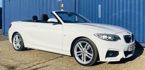 2016 BMW 218i M Sport convertible 1.5 turbo petrol. PX possible For Sale