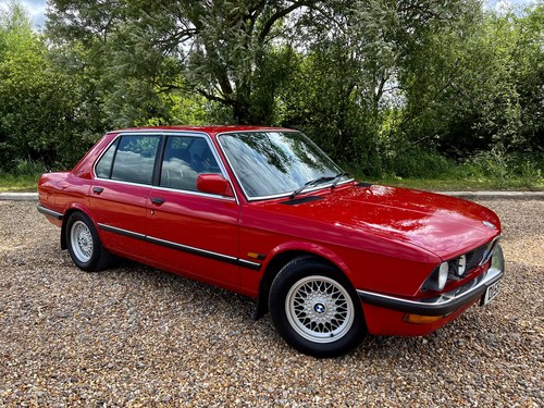 1987 BMW 5 SERIES E28 525 (2.8) AUTOMATIC SALOON SOLD