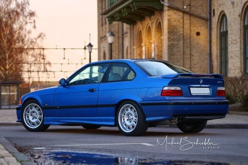 1995 BMW M3 E36 in Estoril blue, 93,000km For Sale
