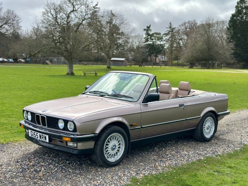 BMW 320i Convertible 1989 E30 Only 42,000 Miles For Sale