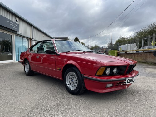 1986 BMW 635 CSi **RESERVED** SOLD